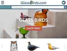 Tablet Screenshot of glassbirds.com